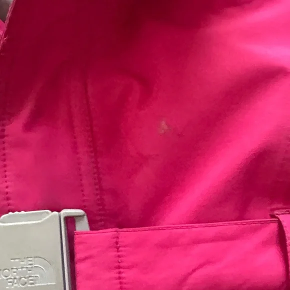 The North Face Fuchsia Hooded Jacket with Fur Trim - Picture 4 of 4